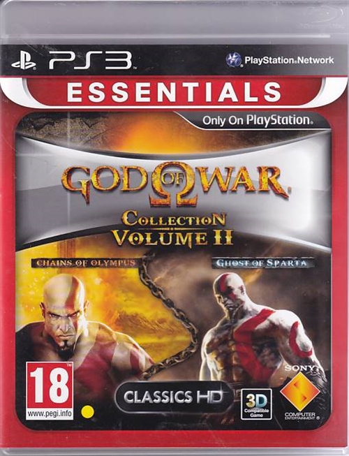 God of War Collection Volume II - Essentials - PS3 (A Grade) (Genbrug)